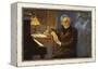 Hector Berlioz, Composing Les Troyens-L. Balestrieri-Framed Stretched Canvas