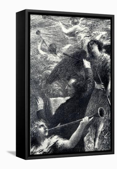 Hector Berlioz conducting the-Henri Fantin-Latour-Framed Premier Image Canvas