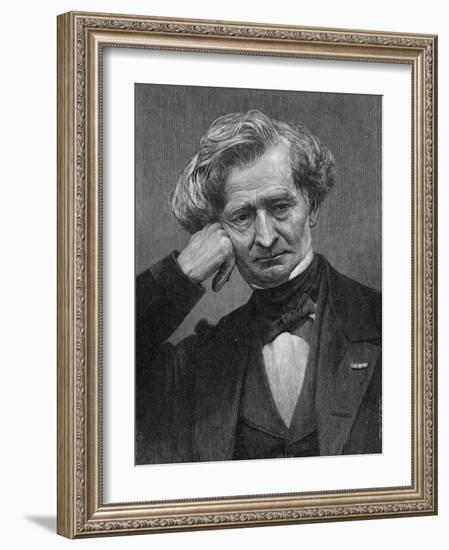 Hector Berlioz the French Composer in Middle Age-null-Framed Photographic Print