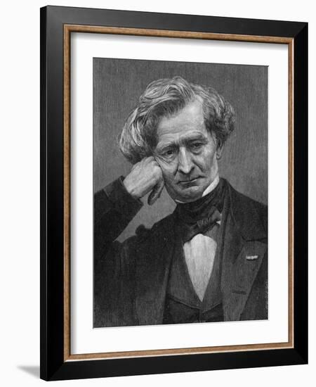 Hector Berlioz the French Composer in Middle Age-null-Framed Photographic Print