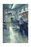 Barber Shop, 1989-Hector McDonnell-Framed Giclee Print