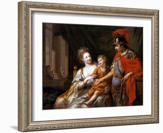 Hectors Departure, 1776-Johann Heinrich Wilhelm Tischbein-Framed Giclee Print