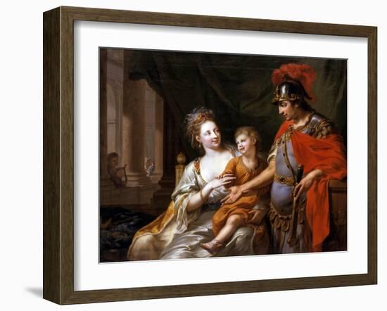 Hectors Departure, 1776-Johann Heinrich Wilhelm Tischbein-Framed Giclee Print