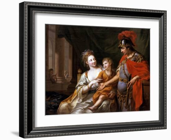 Hectors Departure, 1776-Johann Heinrich Wilhelm Tischbein-Framed Giclee Print