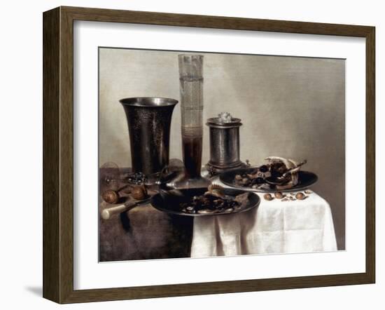 Heda: A Dessert, 1637-Willem Claesz. Heda-Framed Giclee Print