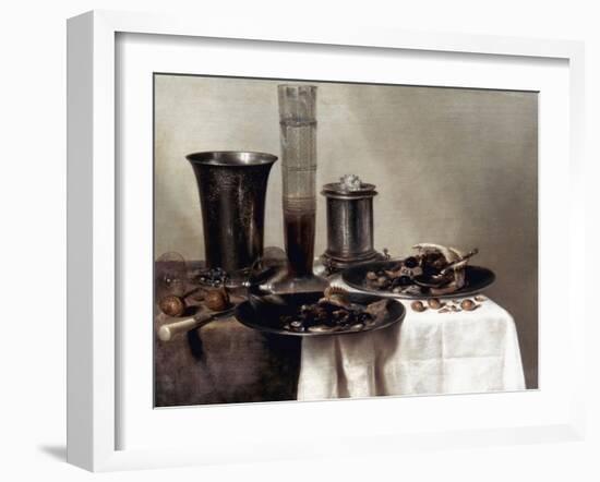 Heda: A Dessert, 1637-Willem Claesz. Heda-Framed Giclee Print