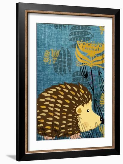 Hedgehog-Rocket 68-Framed Giclee Print