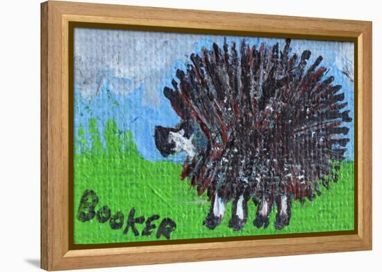 Hedgehog-Brenda Brin Booker-Framed Premier Image Canvas