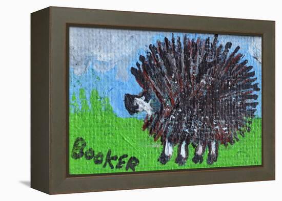 Hedgehog-Brenda Brin Booker-Framed Premier Image Canvas