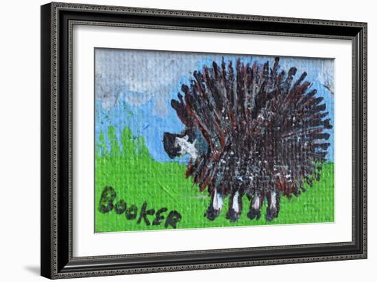 Hedgehog-Brenda Brin Booker-Framed Giclee Print