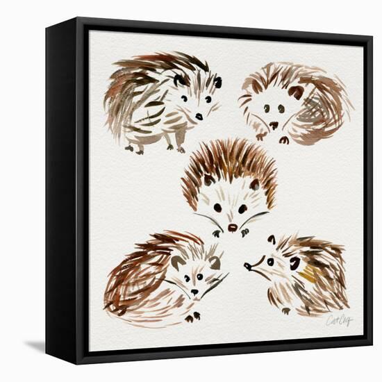 Hedgehogs-Cat Coquillette-Framed Premier Image Canvas