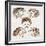 Hedgehogs-Cat Coquillette-Framed Giclee Print