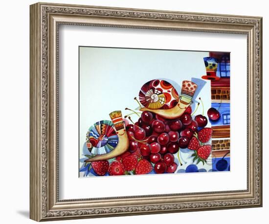 Hedgehogs-Oxana Zaika-Framed Giclee Print