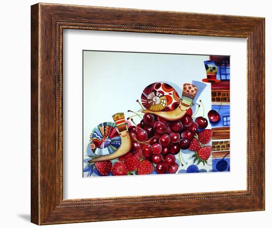 Hedgehogs-Oxana Zaika-Framed Giclee Print