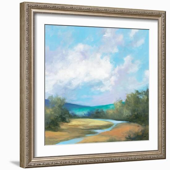 Hedgerow II-Julia Purinton-Framed Art Print