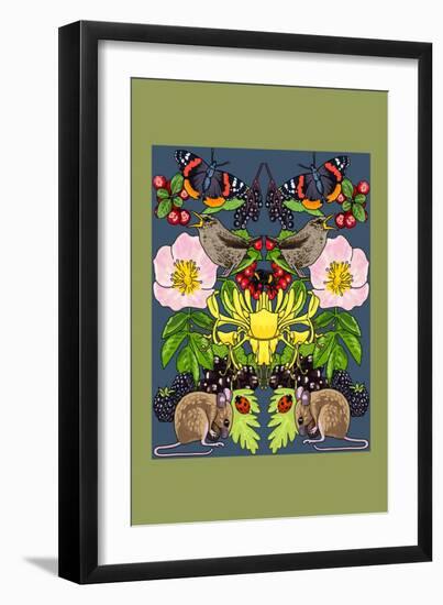 Hedgerow-Claire Huntley-Framed Giclee Print