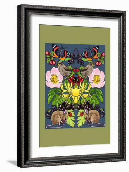 Hedgerow-Claire Huntley-Framed Giclee Print