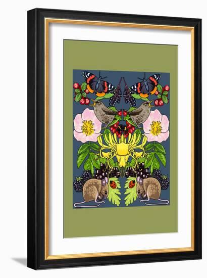 Hedgerow-Claire Huntley-Framed Giclee Print