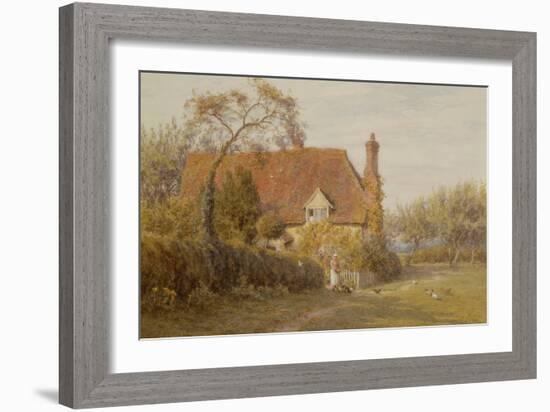 Hedges Farm, East End Farm, Pinner-Helen Allingham-Framed Giclee Print