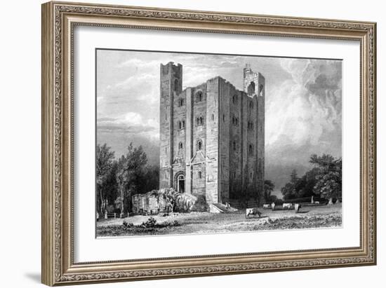 Hedingham Castle, Essex, Engraved by John Carr Armytage, 1832-William Henry Bartlett-Framed Giclee Print