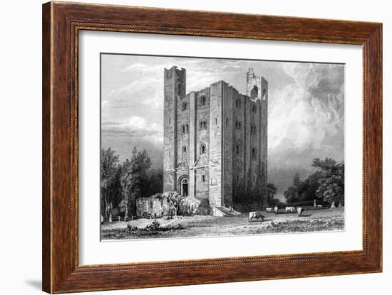 Hedingham Castle, Essex, Engraved by John Carr Armytage, 1832-William Henry Bartlett-Framed Giclee Print