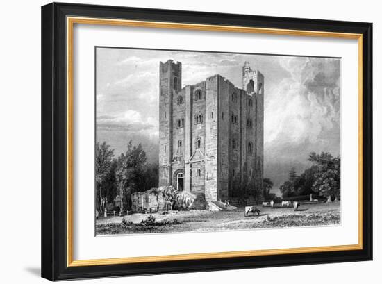 Hedingham Castle, Essex, Engraved by John Carr Armytage, 1832-William Henry Bartlett-Framed Giclee Print