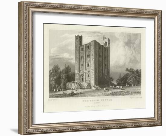 Hedingham Castle, Essex-William Henry Bartlett-Framed Giclee Print