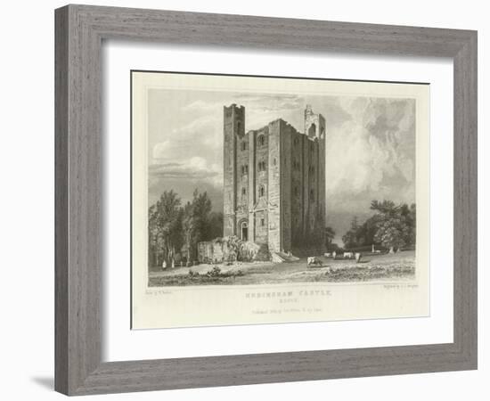 Hedingham Castle, Essex-William Henry Bartlett-Framed Giclee Print