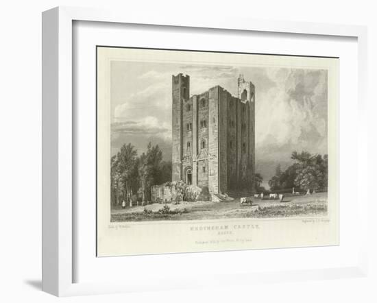 Hedingham Castle, Essex-William Henry Bartlett-Framed Giclee Print