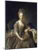 Hedwige-Elisabeth-Charlotte De Schleswig-Holstein-Gottorp - Portrait of Hedwig Elisabeth Charlotte-Alexander Roslin-Mounted Giclee Print