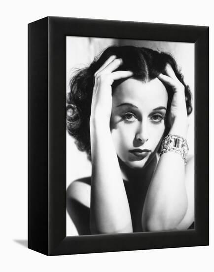 Hedy Lamarr, 1938-null-Framed Premier Image Canvas