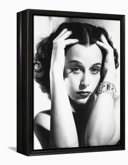 Hedy Lamarr, 1938-null-Framed Premier Image Canvas