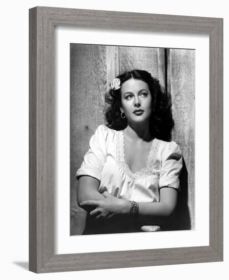 Hedy Lamarr in Tortilla Flat, May 1942-null-Framed Photo