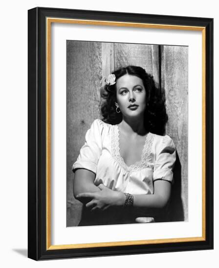 Hedy Lamarr in Tortilla Flat, May 1942-null-Framed Photo