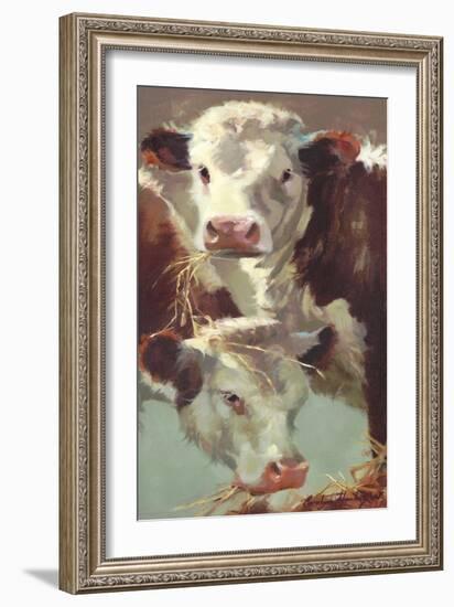 Hef 'n' Her-Carolyne Hawley-Framed Art Print