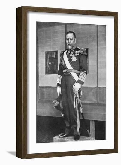 Heiachiro Togo, Japanese Naval Commander, Russo-Japanese War, 1904-5-null-Framed Giclee Print