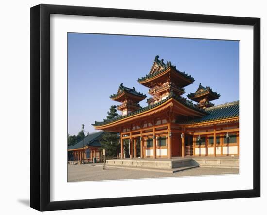 Heian Shrine (Heian-Jingu), Kyoto, Honshu, Japan-null-Framed Photographic Print