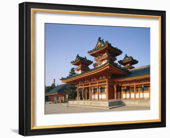 Heian Shrine (Heian-Jingu), Kyoto, Honshu, Japan-null-Framed Photographic Print