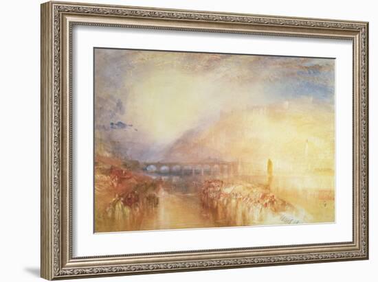 Heidelberg, C.1846-J. M. W. Turner-Framed Giclee Print