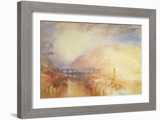 Heidelberg, C.1846-J. M. W. Turner-Framed Giclee Print