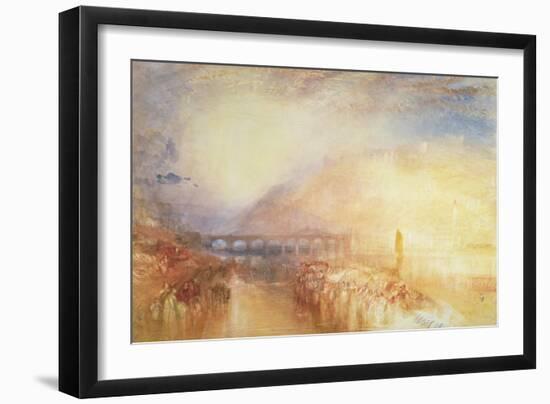 Heidelberg, C.1846-J. M. W. Turner-Framed Giclee Print