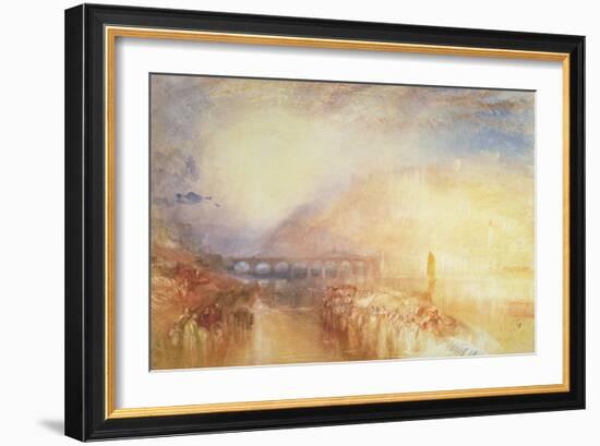 Heidelberg, C.1846-J. M. W. Turner-Framed Giclee Print