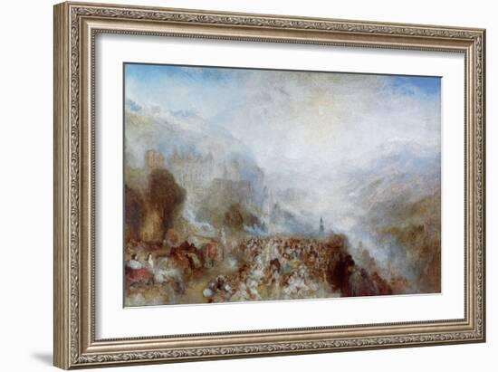 Heidelberg, C1844-1845-J. M. W. Turner-Framed Giclee Print