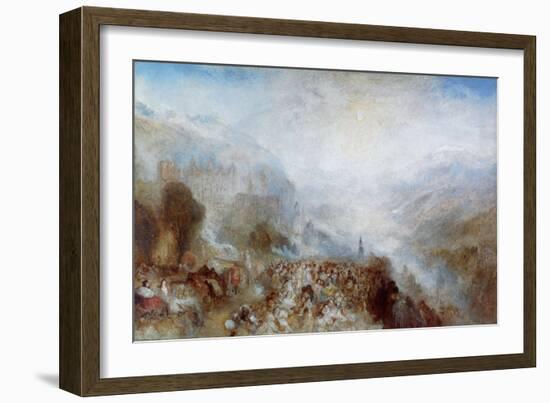 Heidelberg, C1844-1845-J. M. W. Turner-Framed Giclee Print