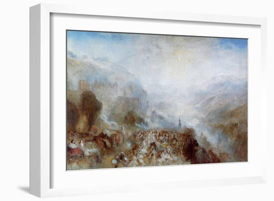 Heidelberg, C1844-1845-J. M. W. Turner-Framed Giclee Print