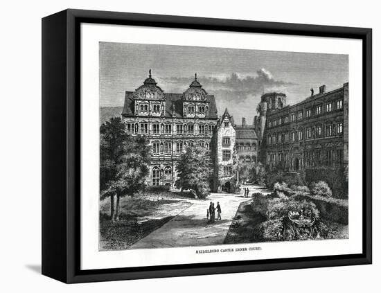 Heidelberg Castle, Germany, 1879-Charles Barbant-Framed Premier Image Canvas