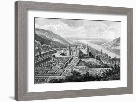 Heidelberg Castle, Germany, in 1620-Matthaus Merian-Framed Giclee Print