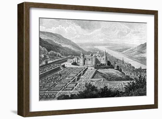 Heidelberg Castle, Germany, in 1620-Matthaus Merian-Framed Giclee Print
