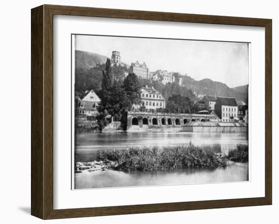 Heidelberg Castle, Germany, Late 19th Century-John L Stoddard-Framed Giclee Print