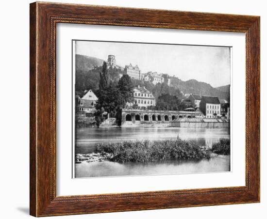 Heidelberg Castle, Germany, Late 19th Century-John L Stoddard-Framed Giclee Print